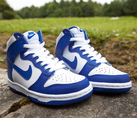 blue and white nike shoes|nike light blue high tops.